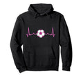 Soccer Heartbeat Hoodie - Streetwear Style Men Women - T-Shirt, Sweatshirt, Hoodie