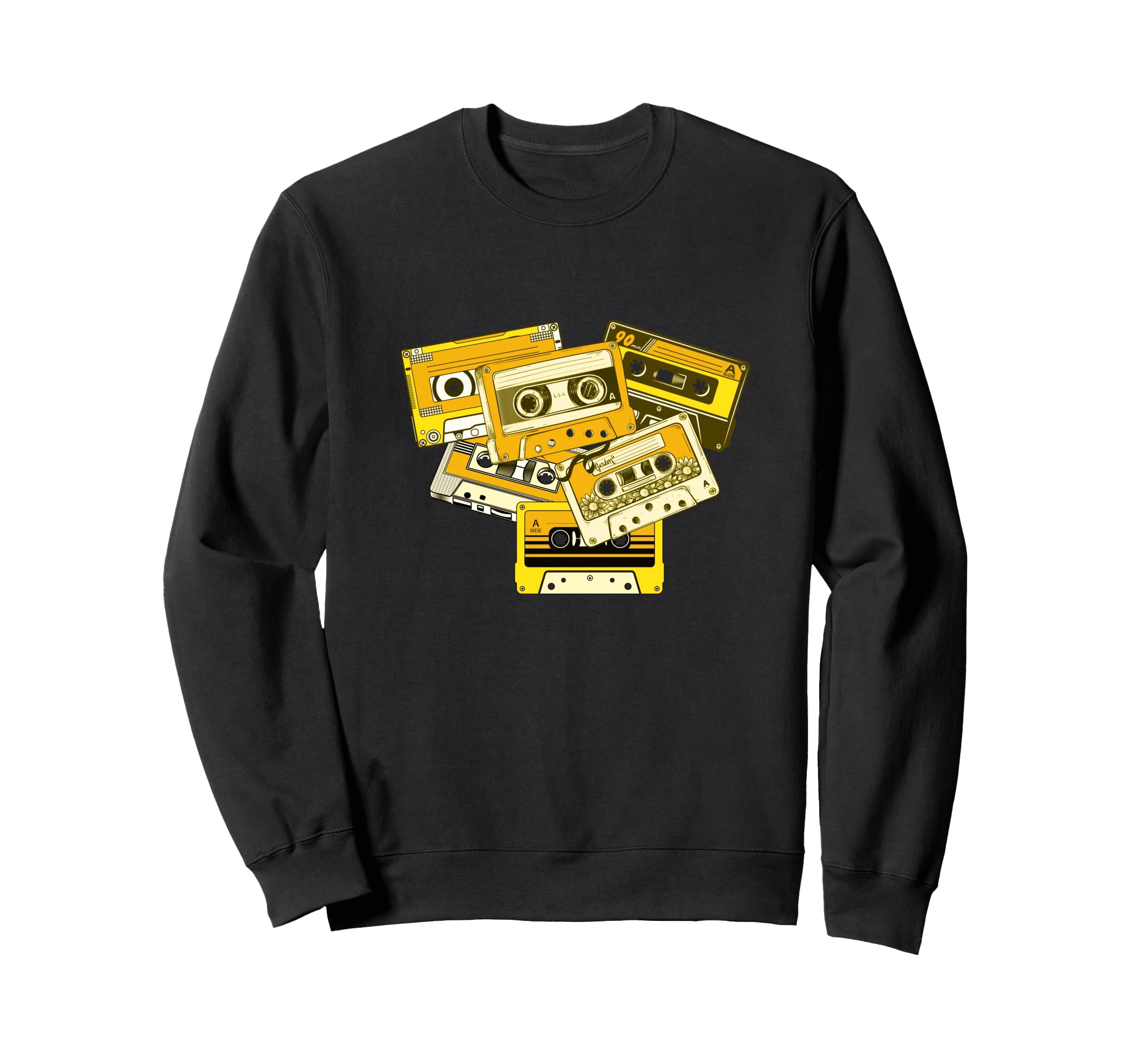 University Varsity Gold Tape Sweatshirt - Streetwear Style Men Women - T-Shirt, Sweatshirt, Hoodie