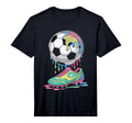 Soccer Ball Drip Ice Cream Drip Game Soccer T-Shirt - Graphic Print Unisex - T-Shirt, Sweatshirt, Hoodie