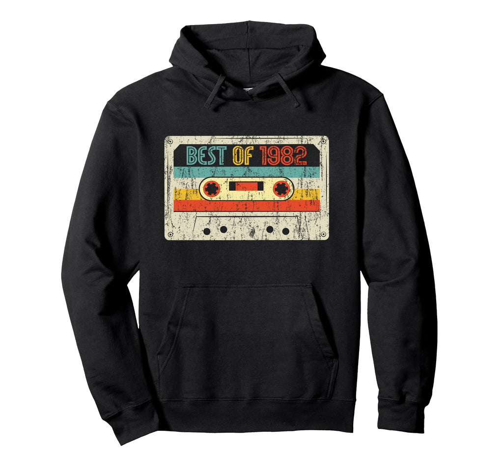 43Rd Birthday Gifts Best 1982 Cassette Hoodie - Custom Art Print Unisex - T-Shirt, Sweatshirt, Hoodie