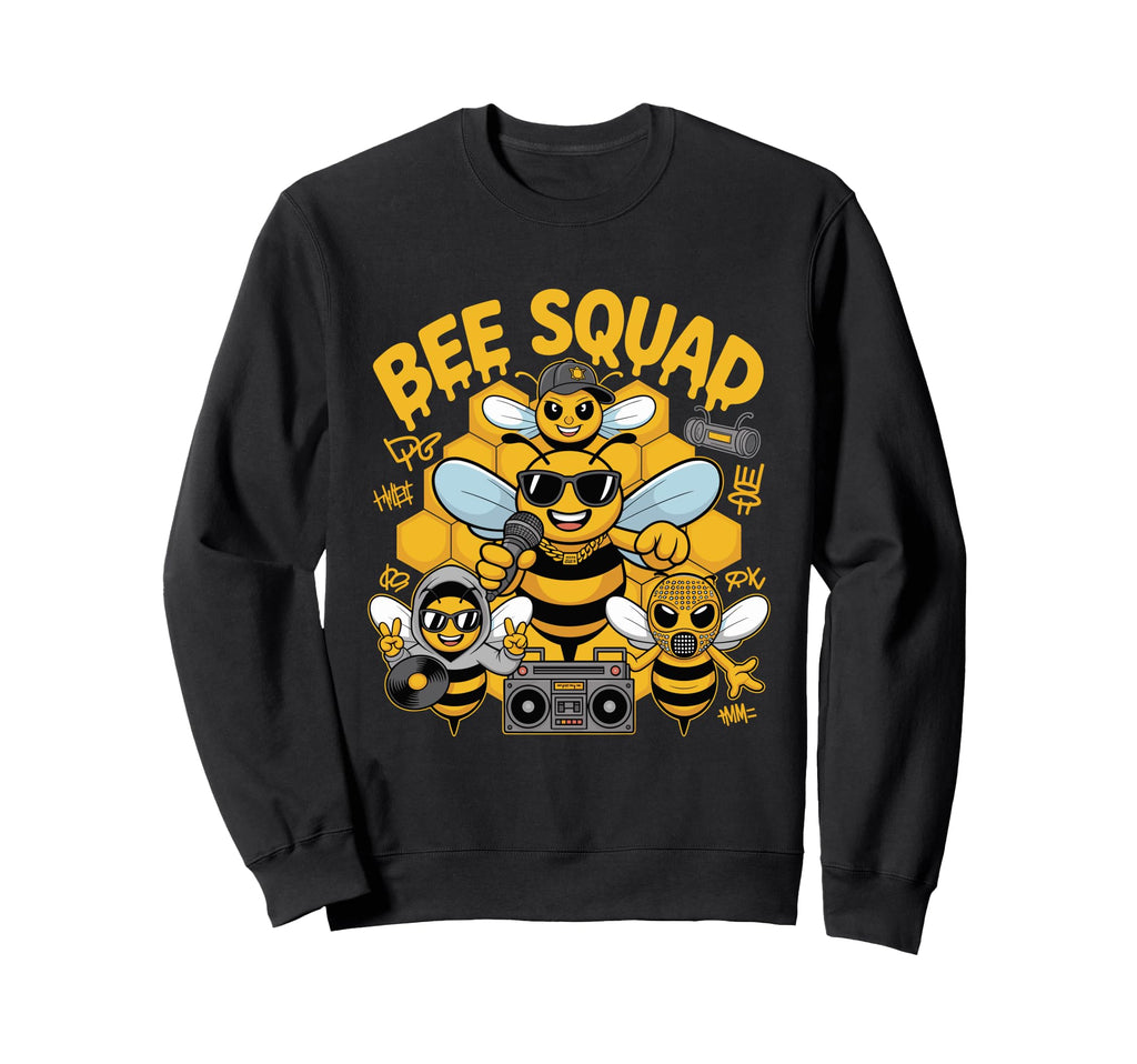 Bees Hip Hop Dance Crew Old School Rap Sweatshirt - Novelty Apparel Unisex - T-Shirt, Sweatshirt, Hoodie