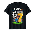 Birthday I Was 6 Now Im 7 Six Seven T-Shirt - Minimalist Print Unisex - T-Shirt, Sweatshirt, Hoodie