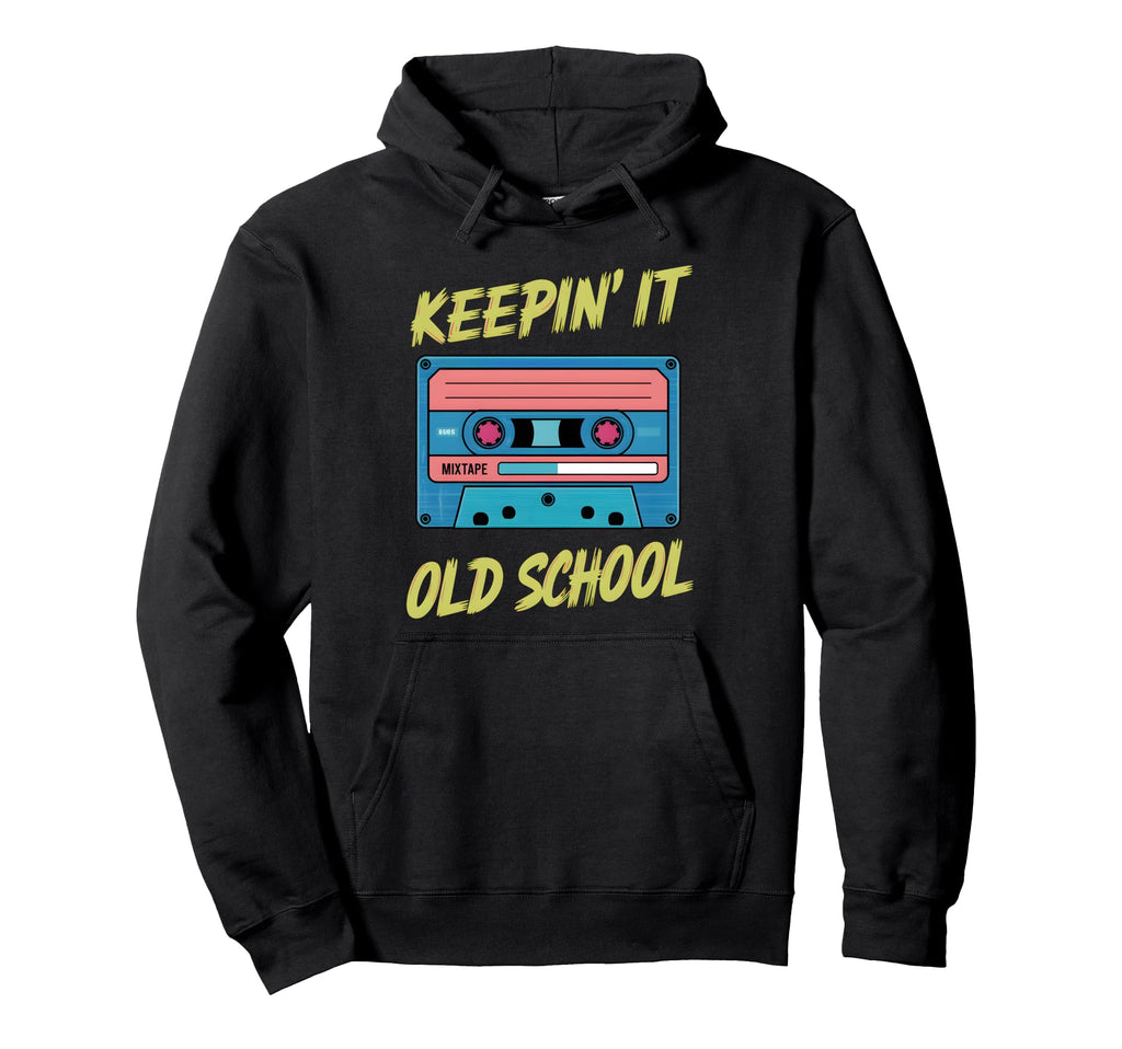 Old School Hip Hop 80S 90S Cassette Hoodie - Streetwear Style Men Women - T-Shirt, Sweatshirt, Hoodie
