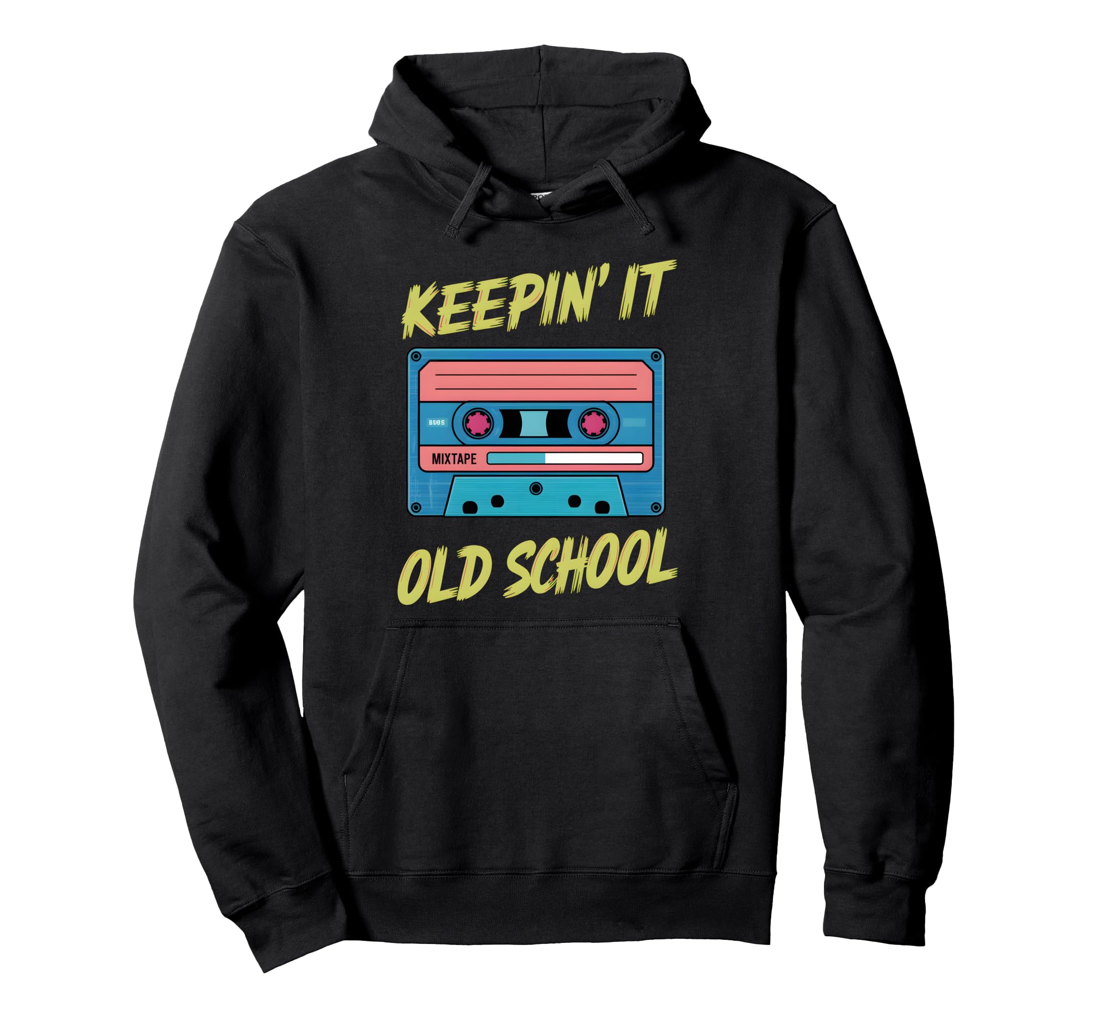 Old School Hip Hop 80S 90S Cassette Hoodie - Streetwear Style Men Women - T-Shirt, Sweatshirt, Hoodie