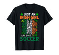 Just Irish Who Loves Soccer Shamrock T-Shirt - Unique Graphic for Adults - T-Shirt, Sweatshirt, Hoodie