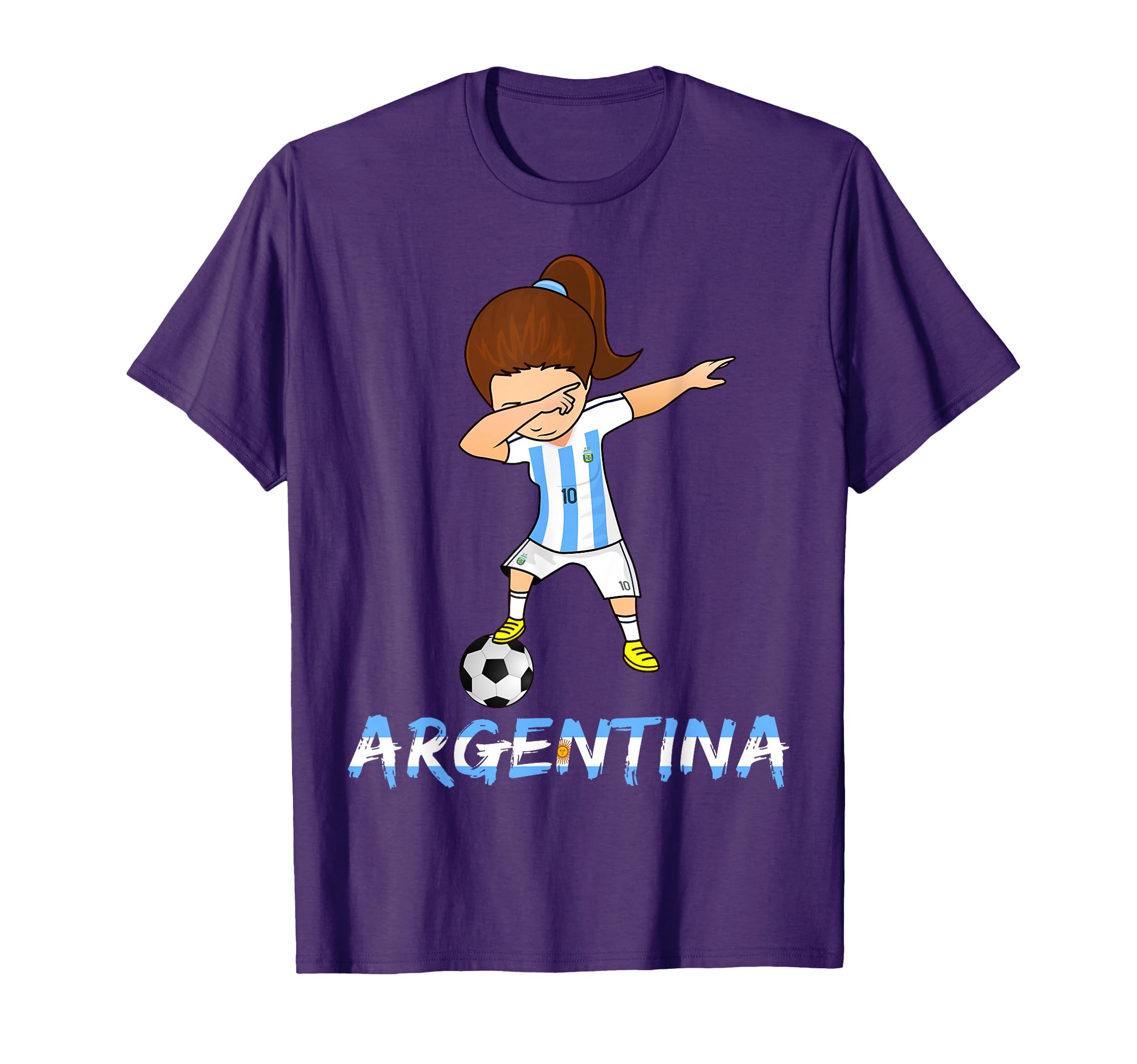 Dabbing Argentina Soccer 2018 Football T-Shirt - Novelty Apparel Men Women - T-Shirt, Sweatshirt, Hoodie