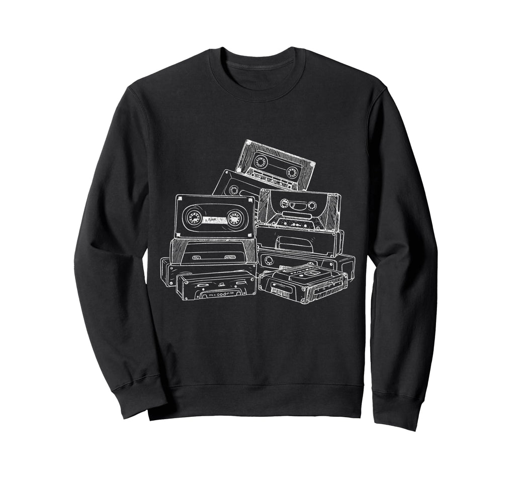 Love Mixtape 80S Blank Cassette Sweatshirt - Minimalist Print Men Women - T-Shirt, Sweatshirt, Hoodie