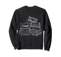 Love Mixtape 80S Blank Cassette Sweatshirt - Minimalist Print Men Women - T-Shirt, Sweatshirt, Hoodie