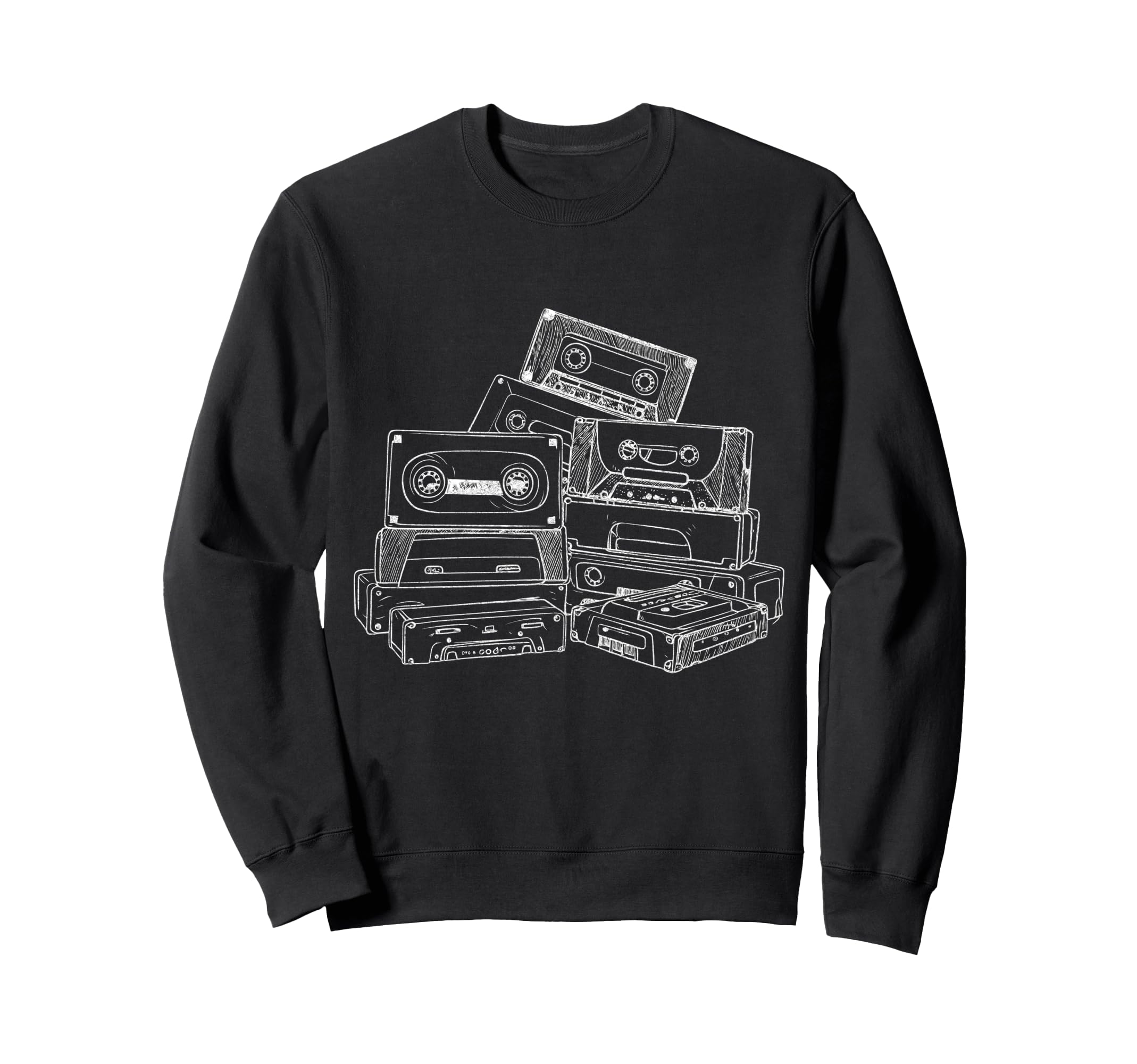 Love Mixtape 80S Blank Cassette Sweatshirt - Minimalist Print Men Women - T-Shirt, Sweatshirt, Hoodie