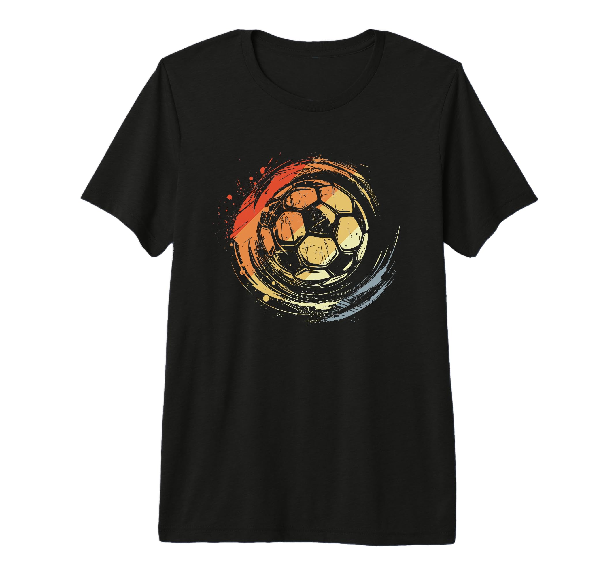 Soccer Ball Tri Blend T-Shirt - Unique Graphic Unisex - T-Shirt, Sweatshirt, Hoodie