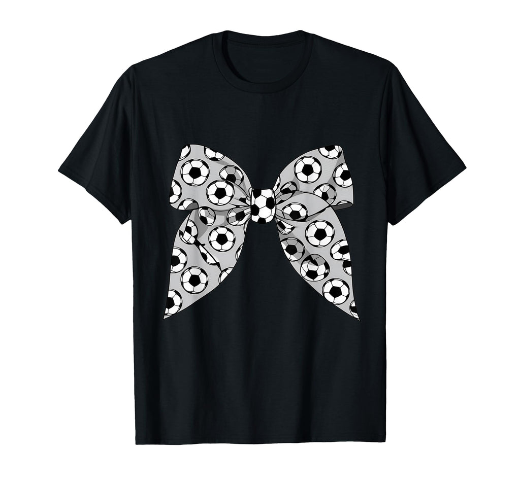 Coquette Bow Soccer Ball Mom Life T-Shirt - Streetwear Style for Adults - T-Shirt, Sweatshirt, Hoodie