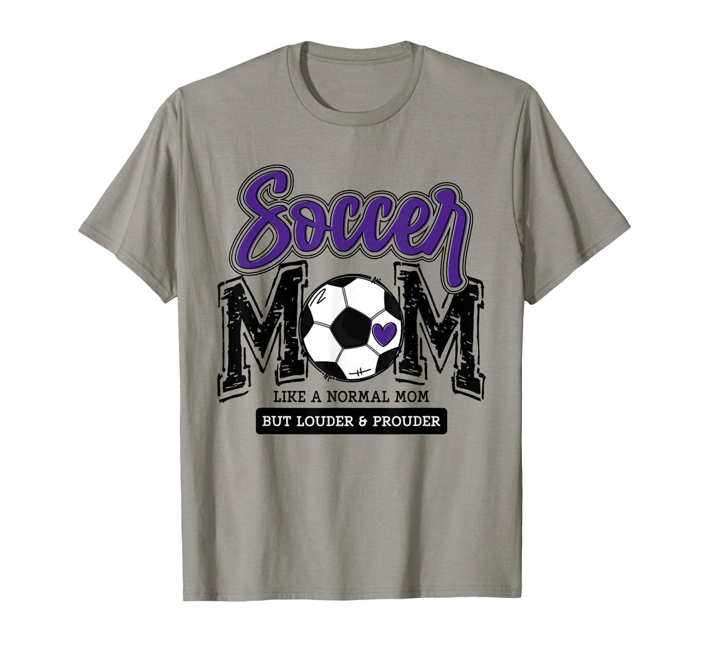 Soccer Mom Purple Soccer Player Calls T-Shirt - Novelty Apparel for Adults - T-Shirt, Sweatshirt, Hoodie