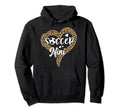 Soccer Nini Leopard Heart Hoodie - Graphic Print for Adults - T-Shirt, Sweatshirt, Hoodie