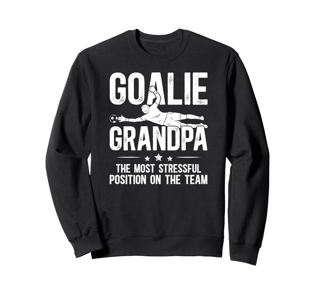 Funny Soccer Goalie Grandpa Sweatshirt - Custom Art Print for Adults - T-Shirt, Sweatshirt, Hoodie