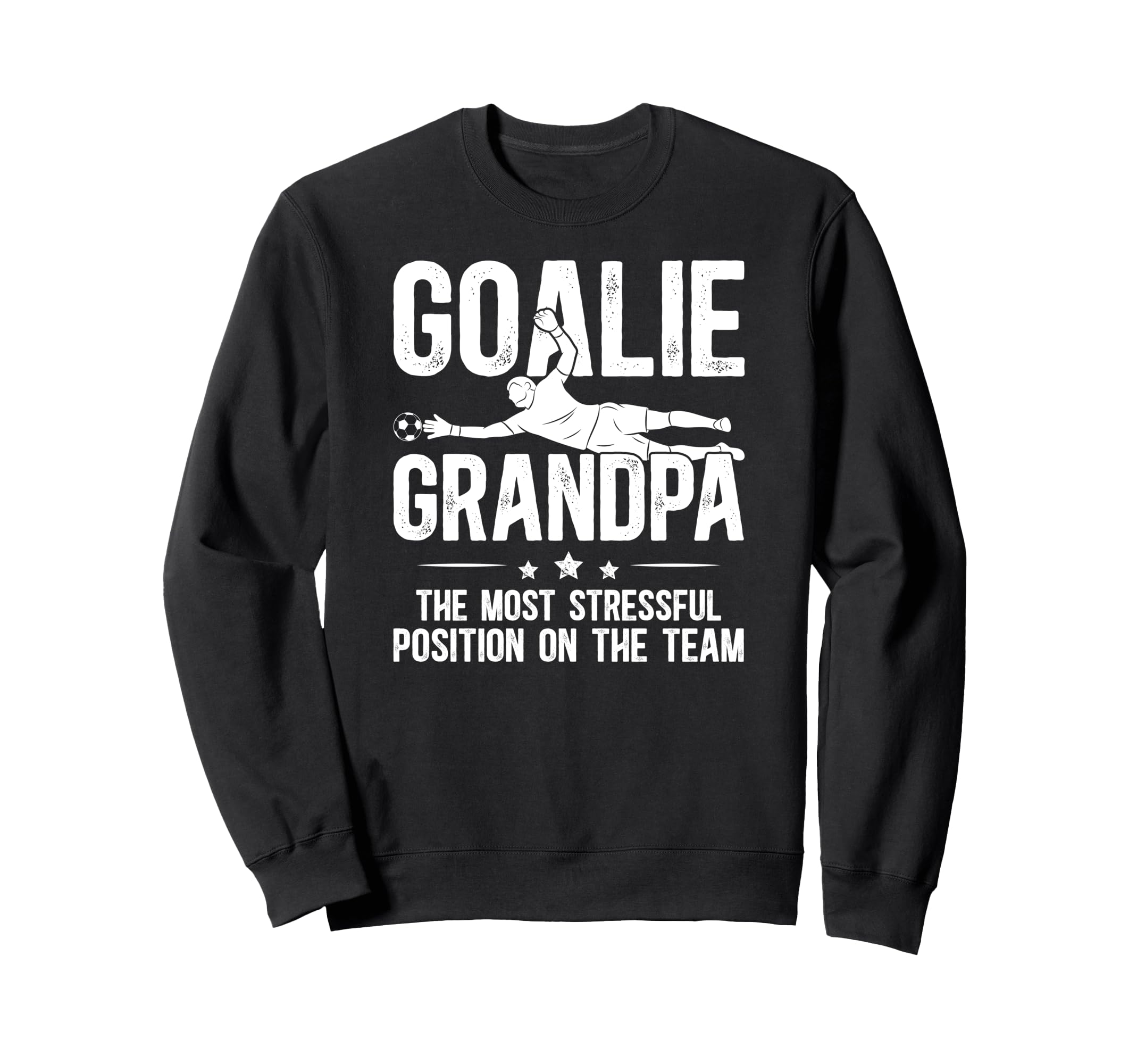 Funny Soccer Goalie Grandpa Sweatshirt - Custom Art Print for Adults - T-Shirt, Sweatshirt, Hoodie