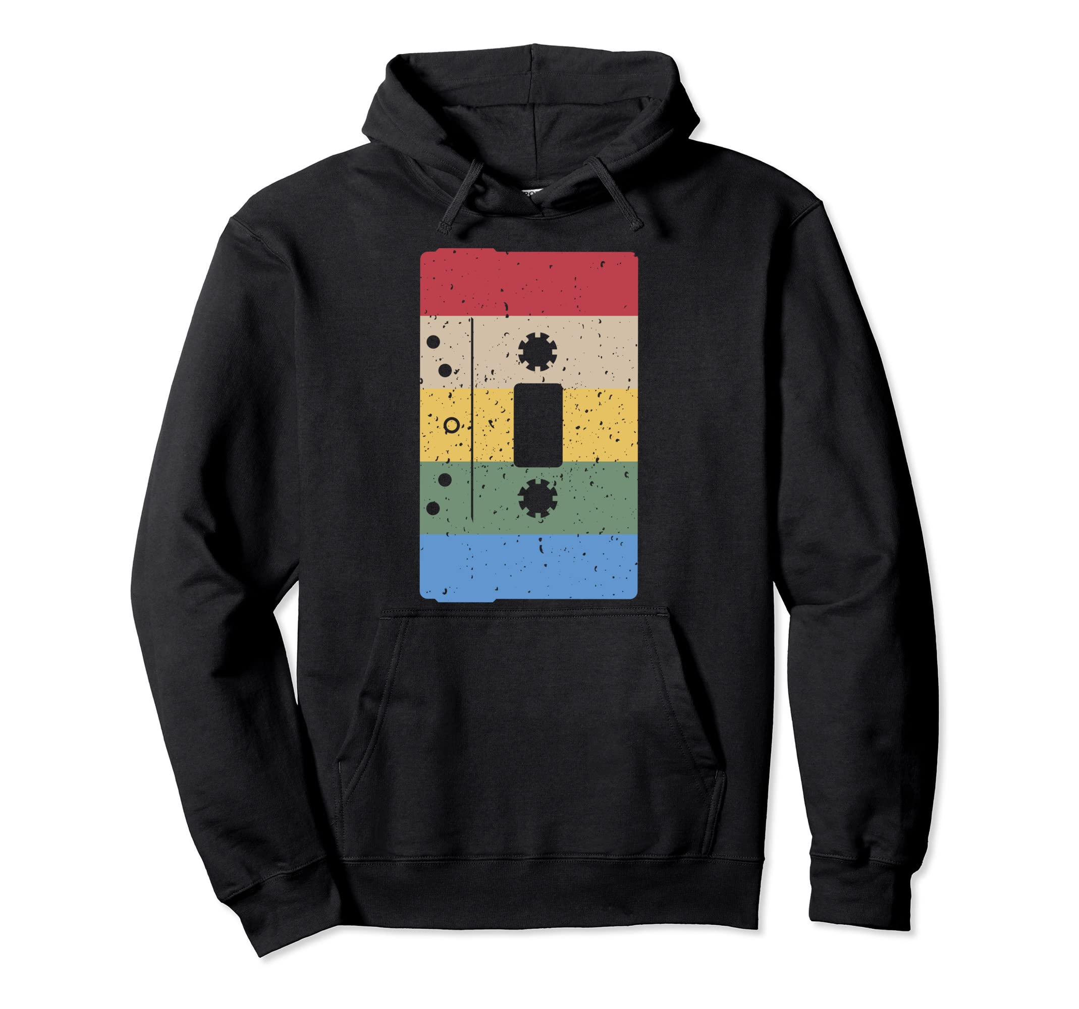 80S Cassette Tape Hoodie - Minimalist Print Unisex - T-Shirt, Sweatshirt, Hoodie