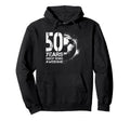 50Th Birthday Soccer Player Football 50 Hoodie - Trendy Graphic for Adults - T-Shirt, Sweatshirt, Hoodie