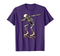 Halloween Skeleton Roller Skating T-Shirt - Streetwear Style for Adults - T-Shirt, Sweatshirt, Hoodie