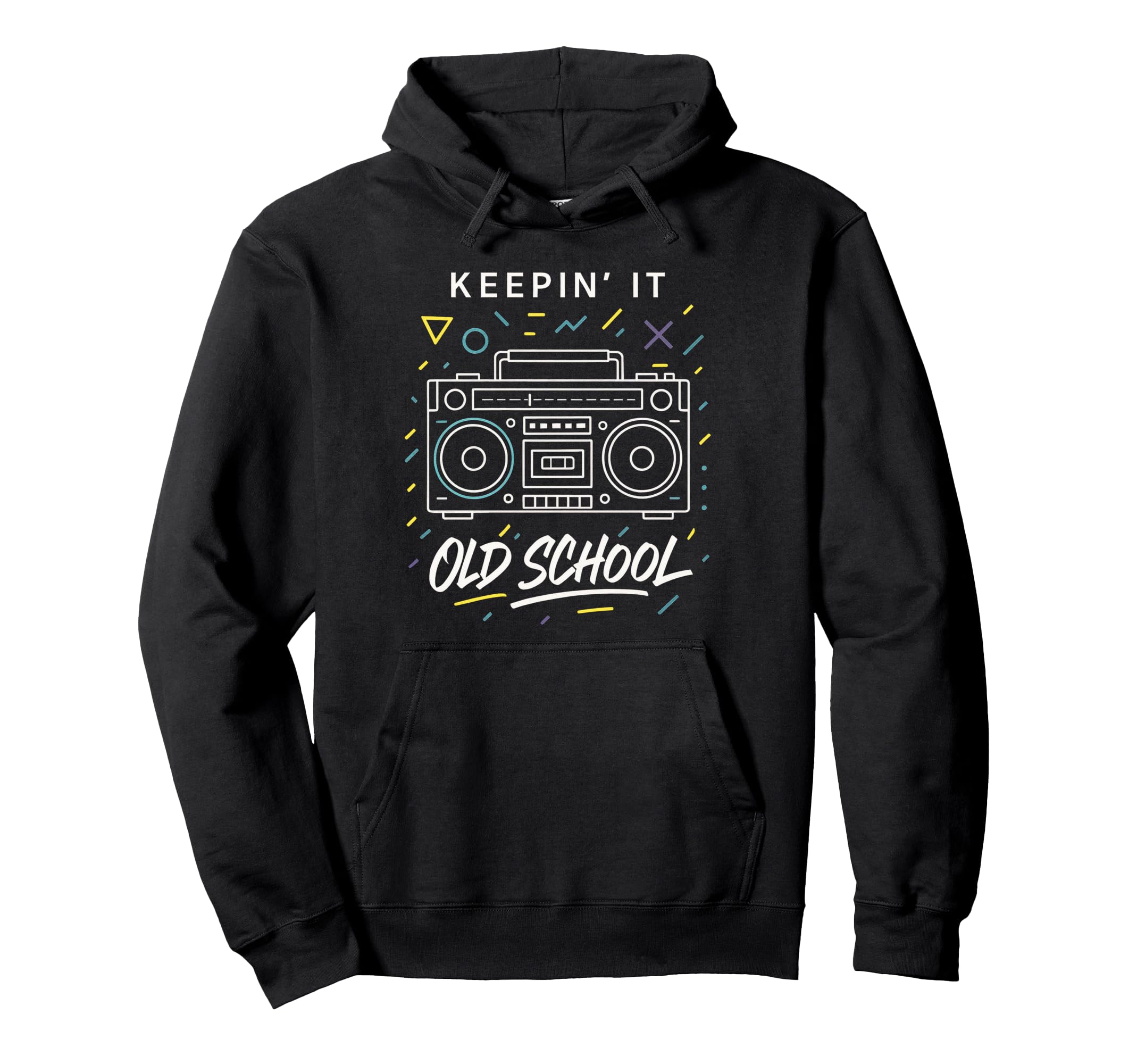 Keepin It Old School Hip Hop Hoodie - Unique Graphic Men Women - T-Shirt, Sweatshirt, Hoodie