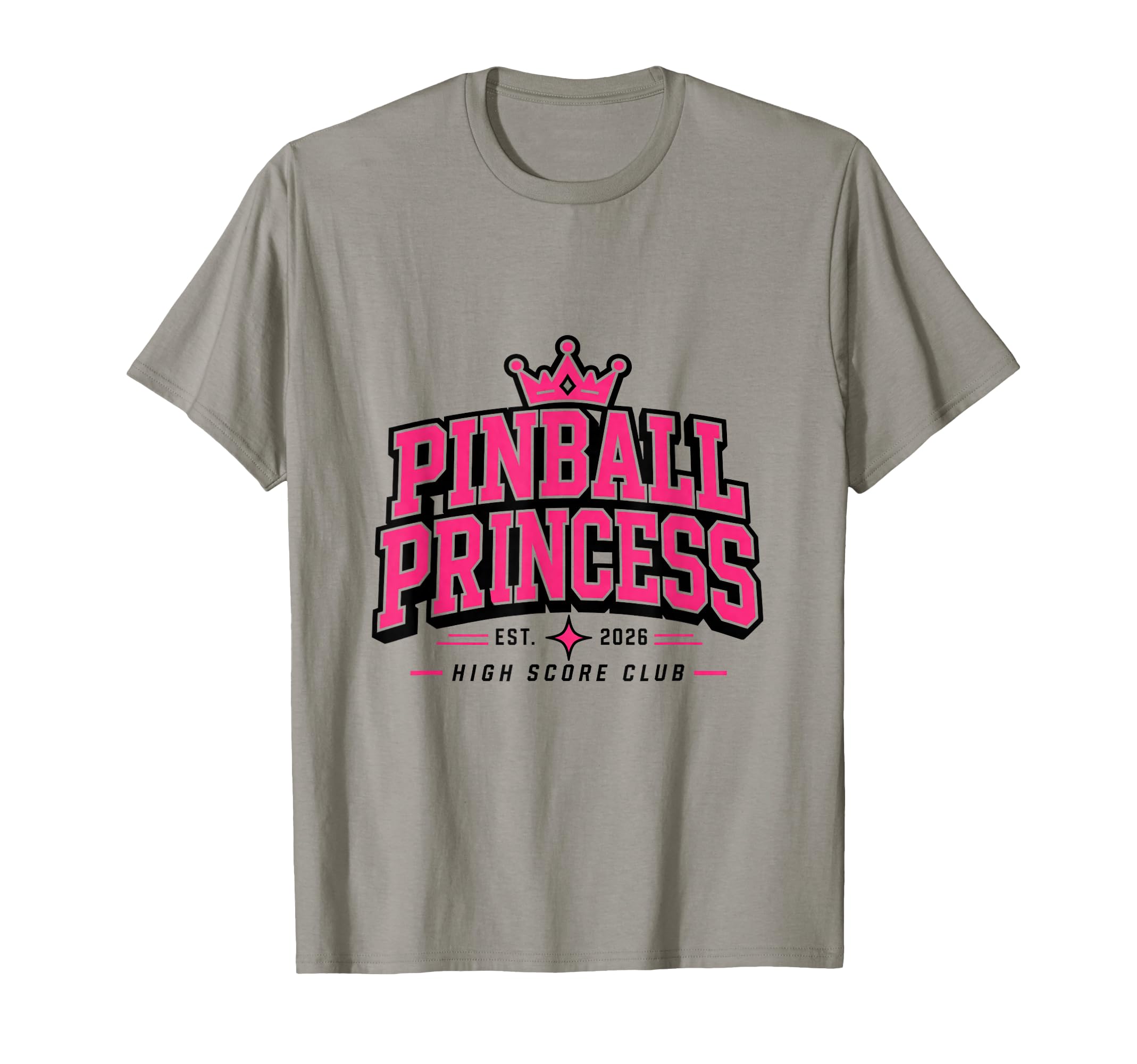 Pinball Princess Machines Funny Arcade T-Shirt - Fun Novelty Design Unisex - T-Shirt, Sweatshirt, Hoodie