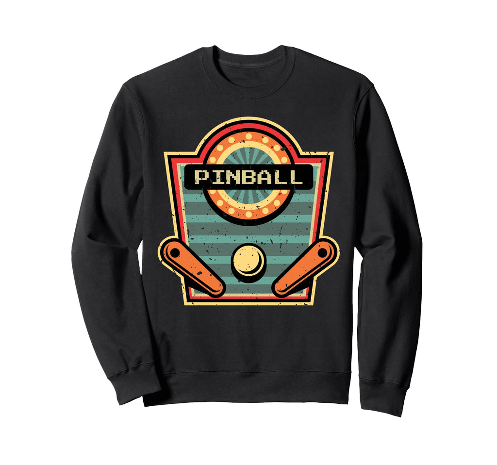 Pinball Funny Pinballer Flipping Ball Sweatshirt - Graphic Print Men Women - T-Shirt, Sweatshirt, Hoodie