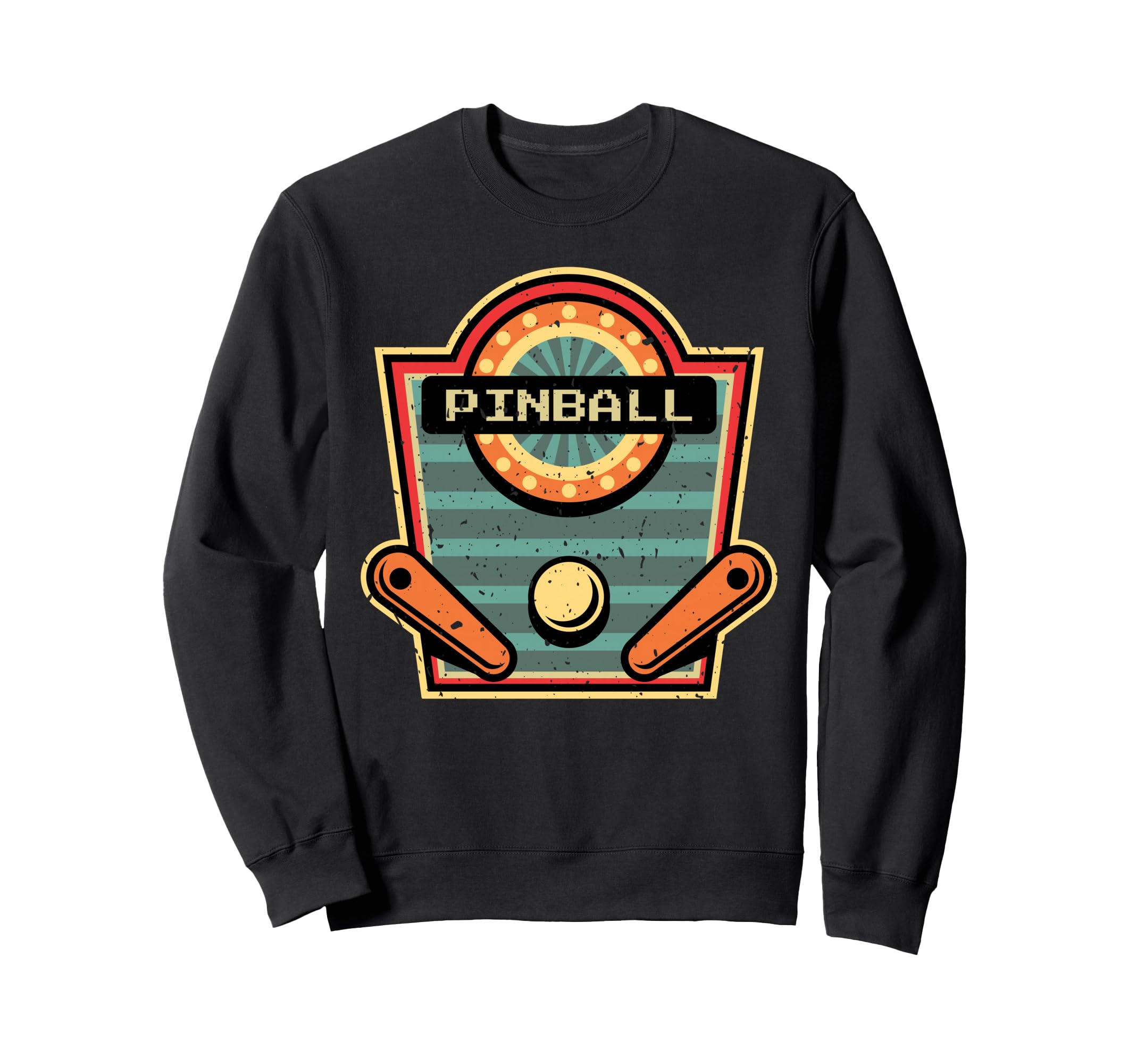 Pinball Funny Pinballer Flipping Ball Sweatshirt - Graphic Print Men Women - T-Shirt, Sweatshirt, Hoodie