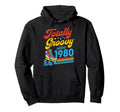 Totally Groovy Since 1980 Roller Skate Hoodie - Trendy Graphic Men Women - T-Shirt, Sweatshirt, Hoodie