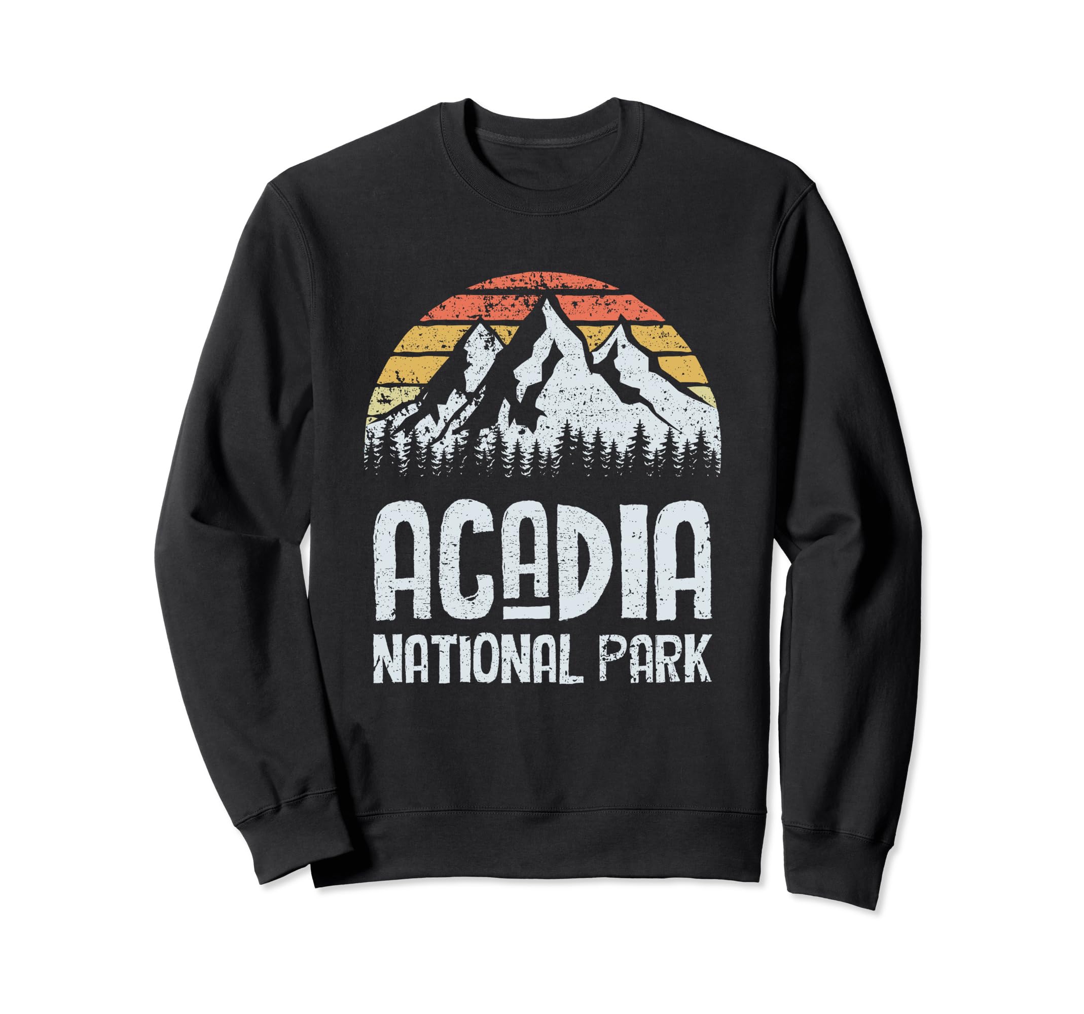Acadia National Park Maine Hiking Sweat T-Shirt - Unique Graphic for Adults - T-Shirt, Sweatshirt, Hoodie