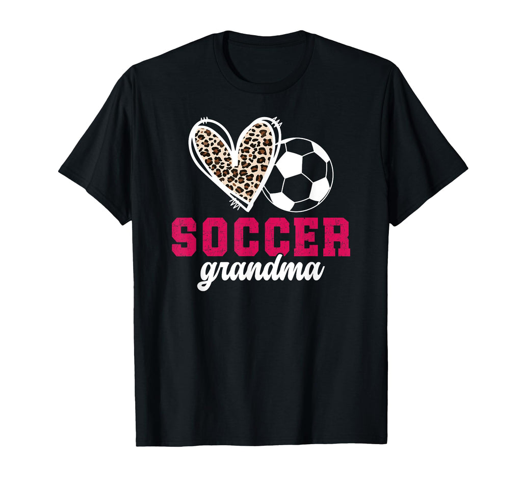 Soccer Grandma Heart Grandma Soccer T-Shirt - Novelty Apparel for Adults - T-Shirt, Sweatshirt, Hoodie