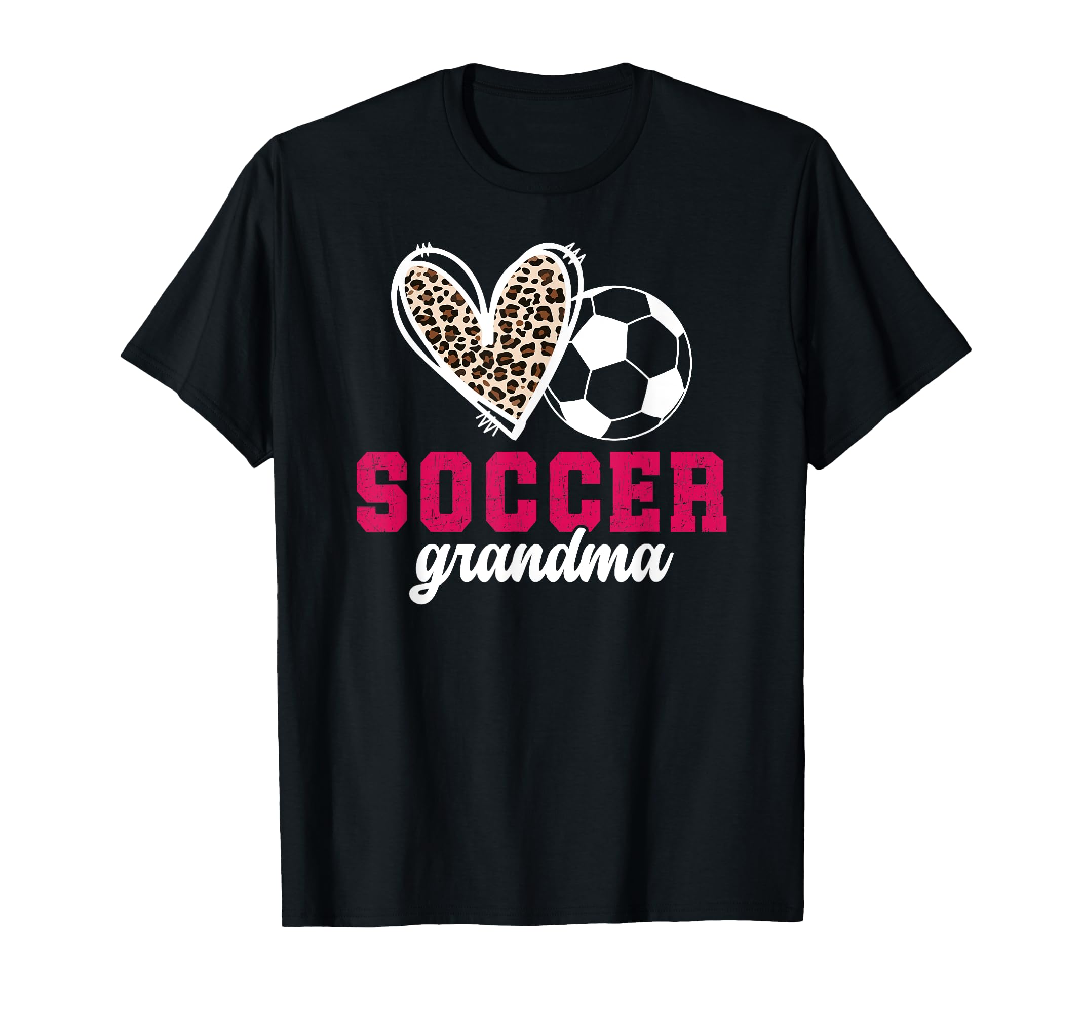 Soccer Grandma Heart Grandma Soccer T-Shirt - Novelty Apparel for Adults - T-Shirt, Sweatshirt, Hoodie