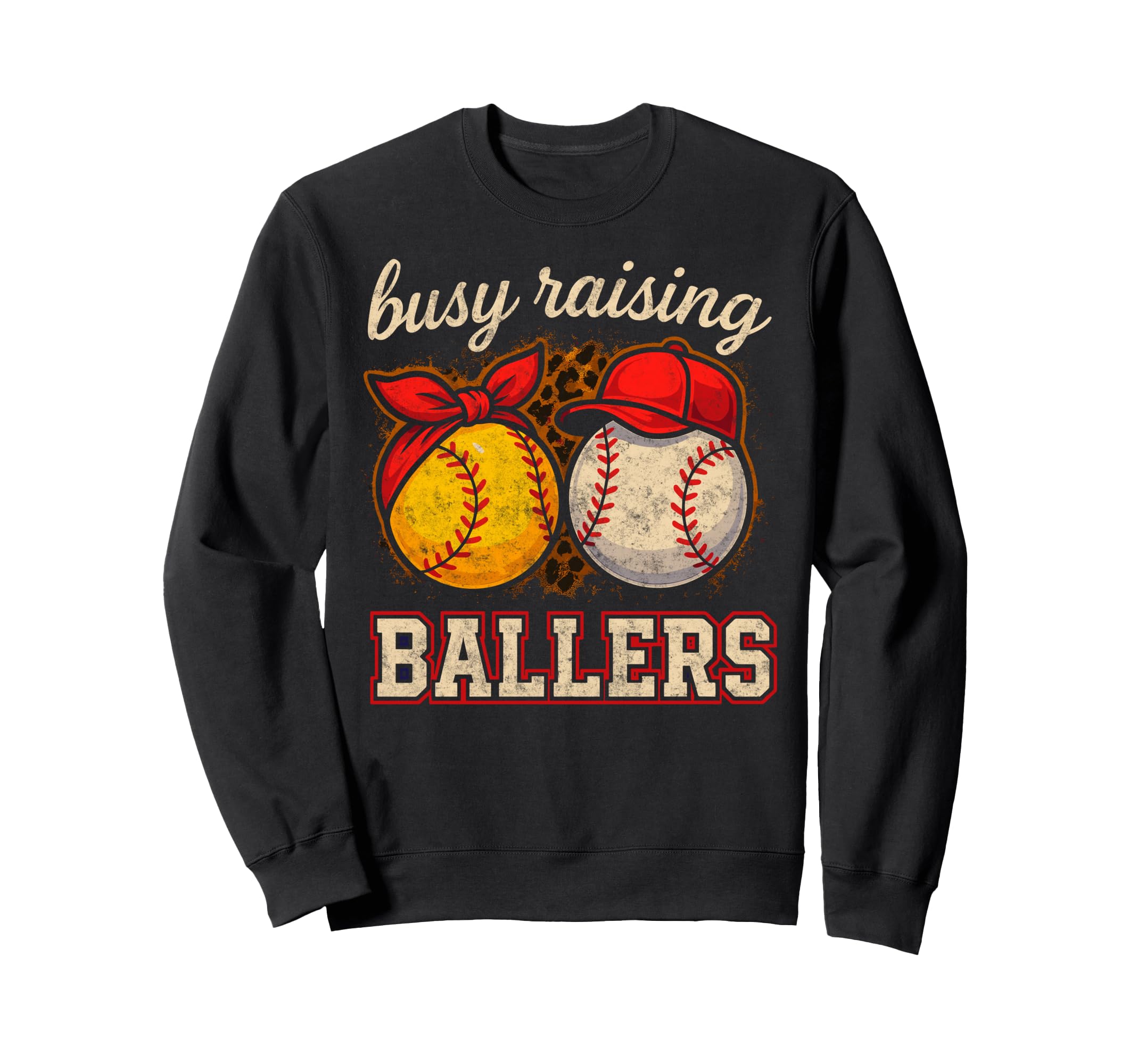 Baseball Softball Mom Grandma Busy Sweatshirt - Unique Graphic Unisex - T-Shirt, Sweatshirt, Hoodie