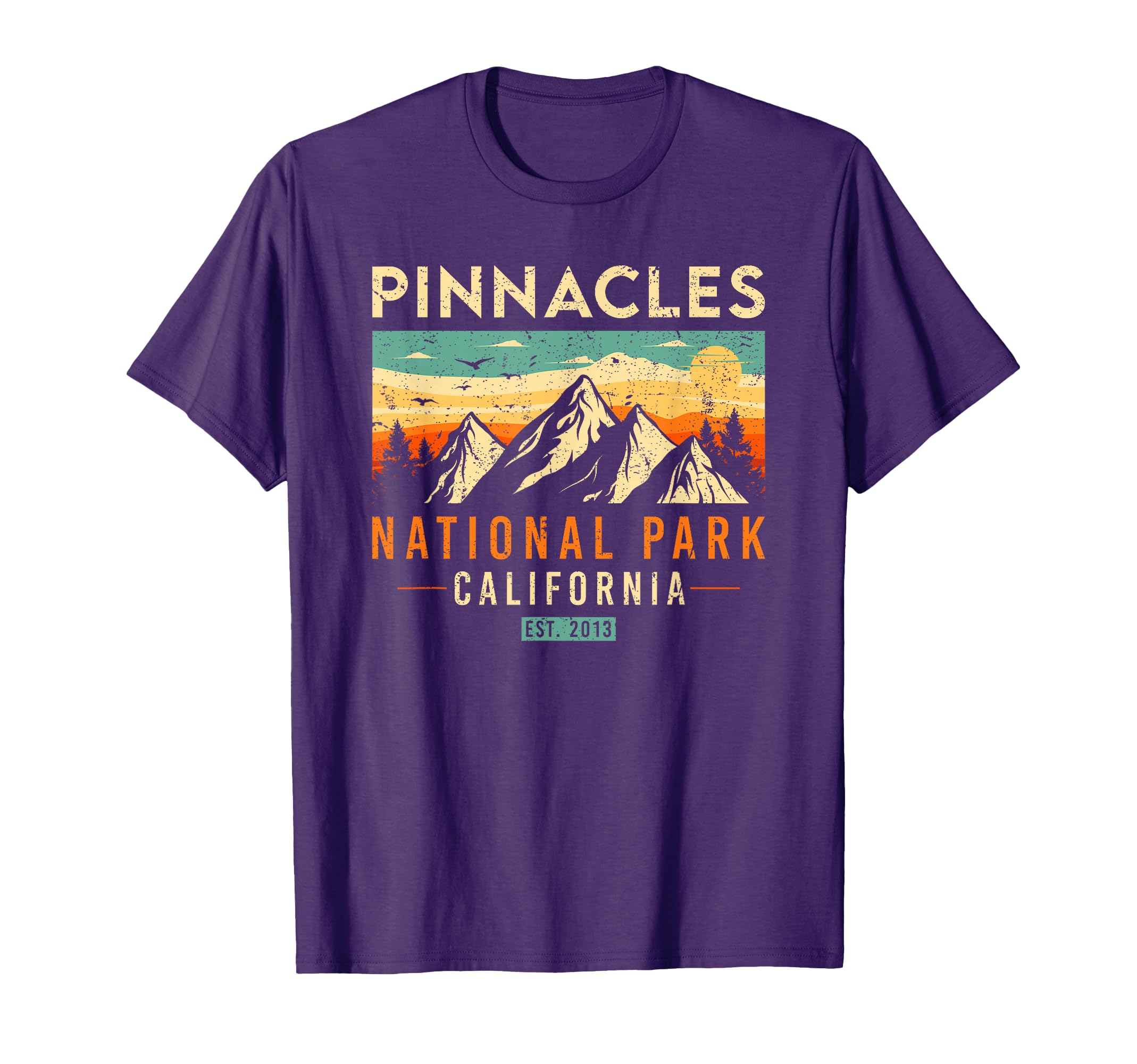 Pinnacles Est 2013 California T-Shirt - Novelty Apparel for Adults - T-Shirt, Sweatshirt, Hoodie