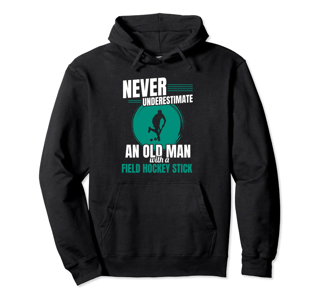 Sports Goalkeeper Old Field Hockey Hoodie - Custom Art Print for Adults - T-Shirt, Sweatshirt, Hoodie