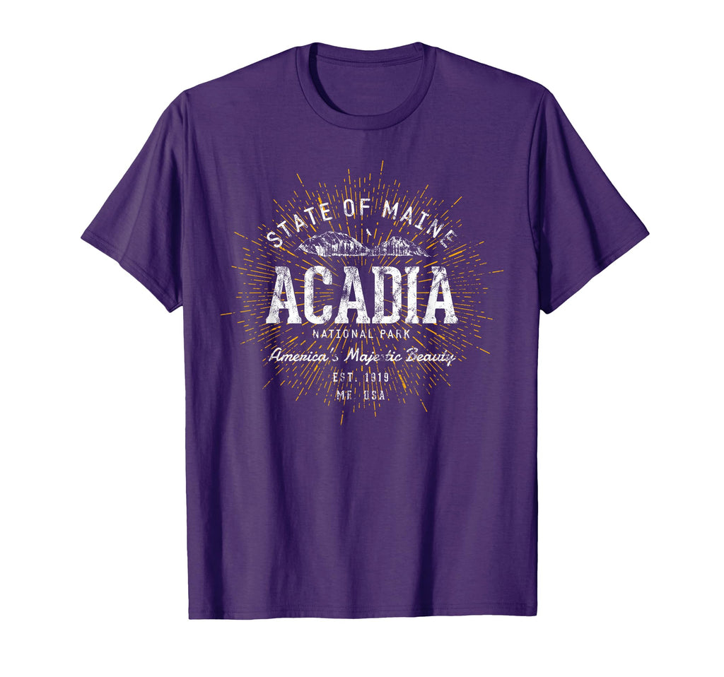 Acadia Acadia National Park T-Shirt - Fun Novelty Design for Adults - T-Shirt, Sweatshirt, Hoodie