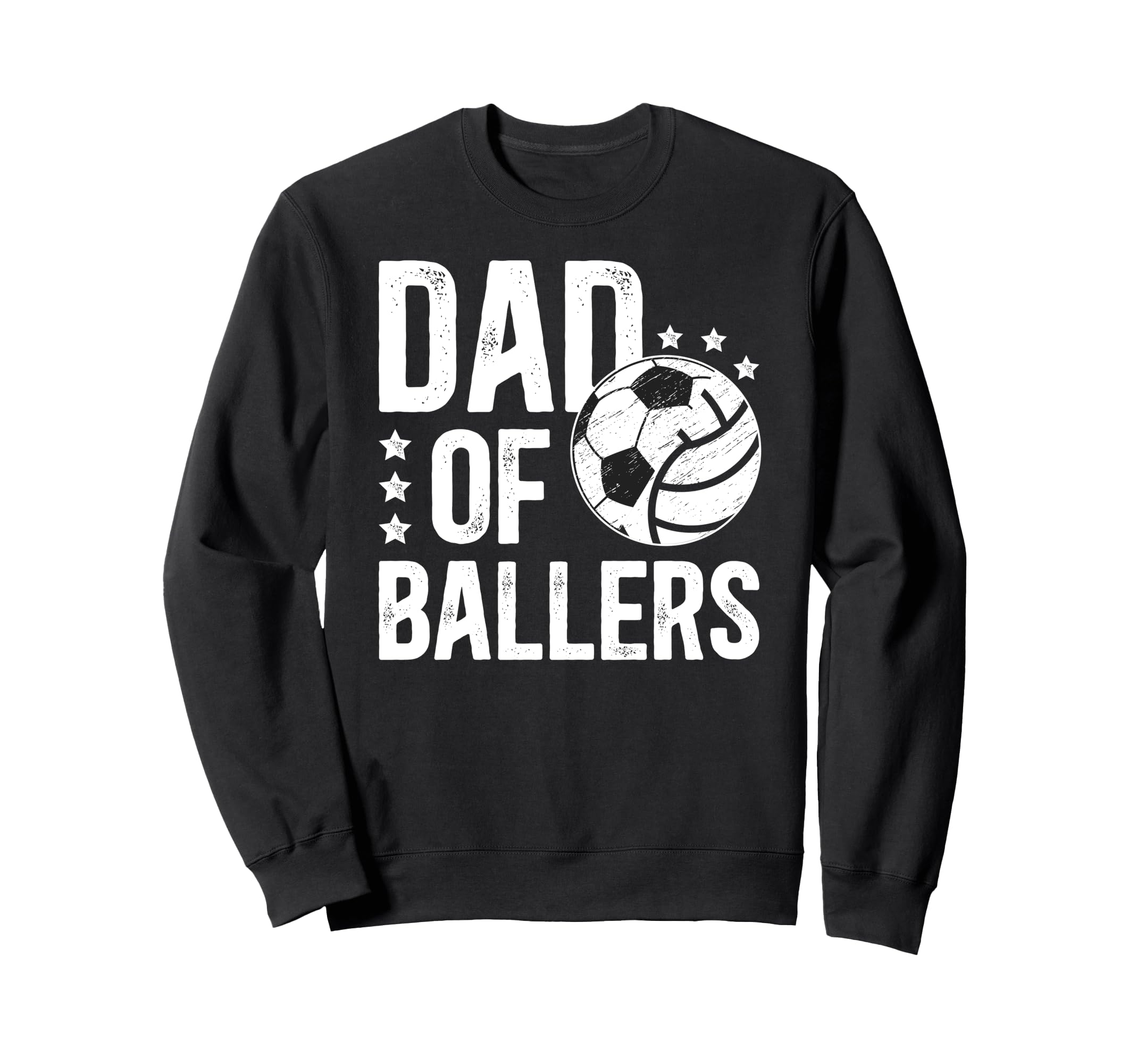 Dad Ballers Soccer Volleyball Sweatshirt - Fun Novelty Design for Adults - T-Shirt, Sweatshirt, Hoodie