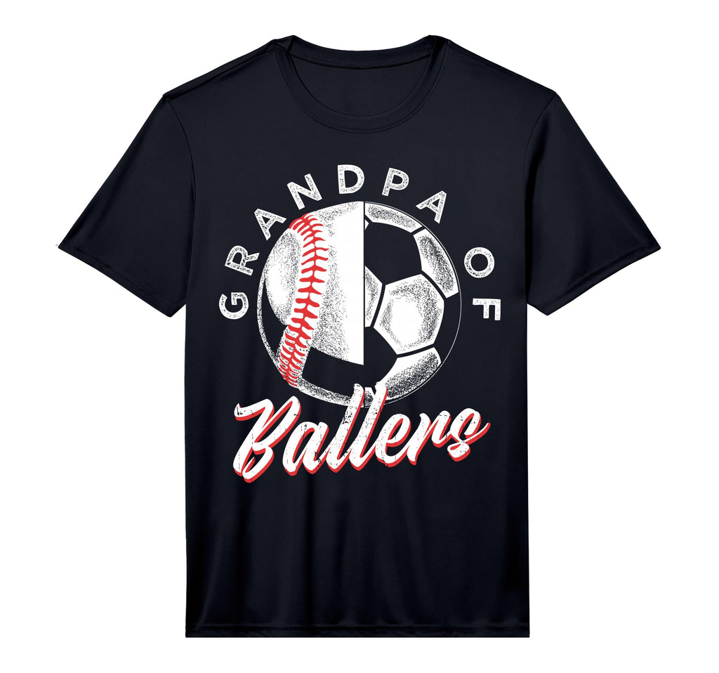 Mens Grandpa Ballers Soccer Baseball T-Shirt - Streetwear Style for Adults - T-Shirt, Sweatshirt, Hoodie