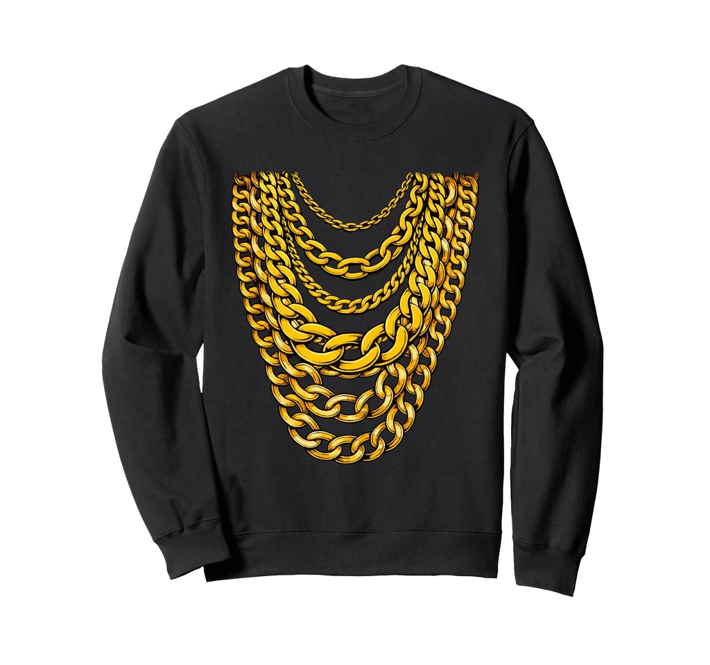 Chains 80S 90S Old School Hip Hop Sweatshirt - Unique Graphic Unisex - T-Shirt, Sweatshirt, Hoodie