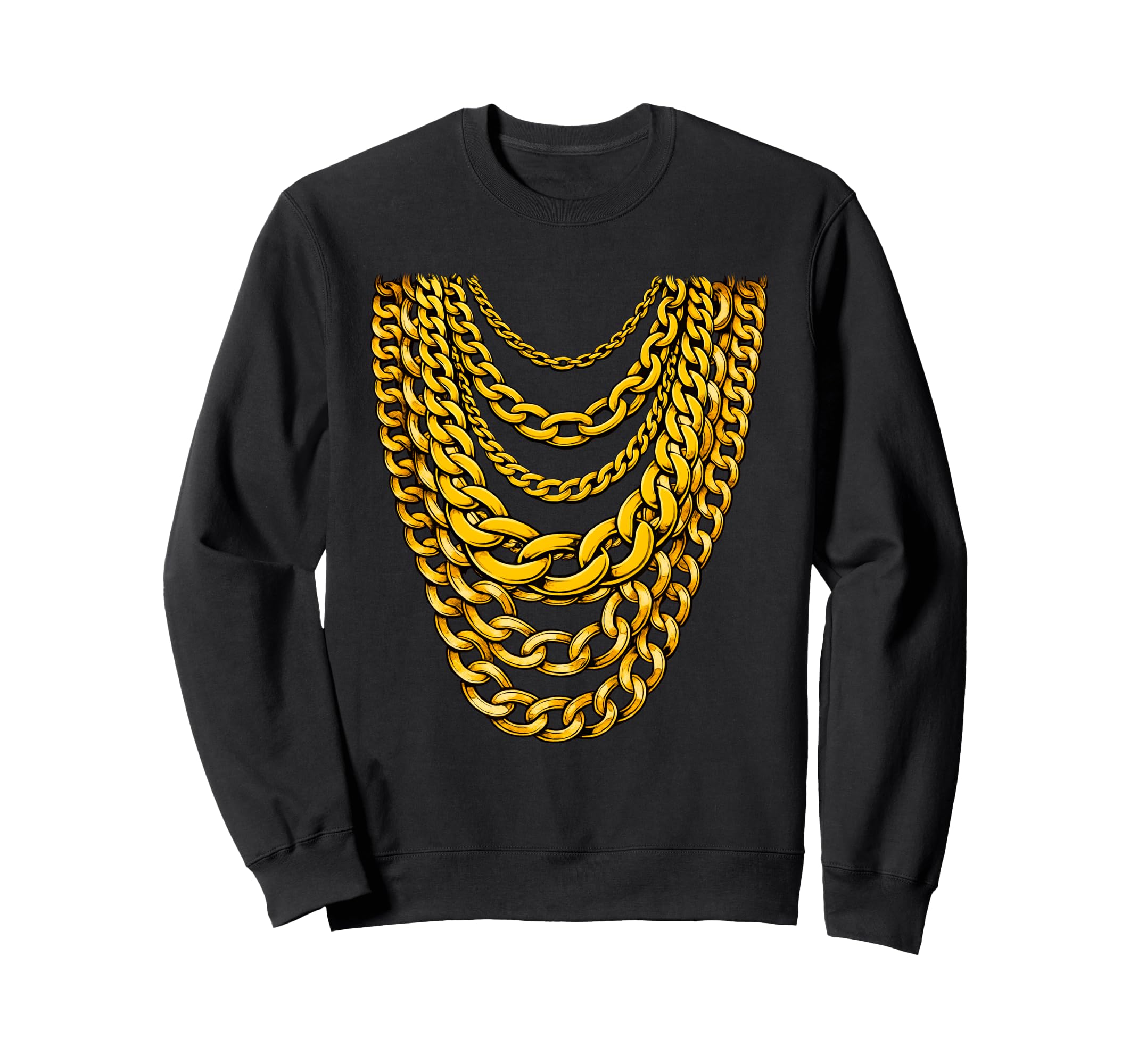 Chains 80S 90S Old School Hip Hop Sweatshirt - Unique Graphic Unisex - T-Shirt, Sweatshirt, Hoodie