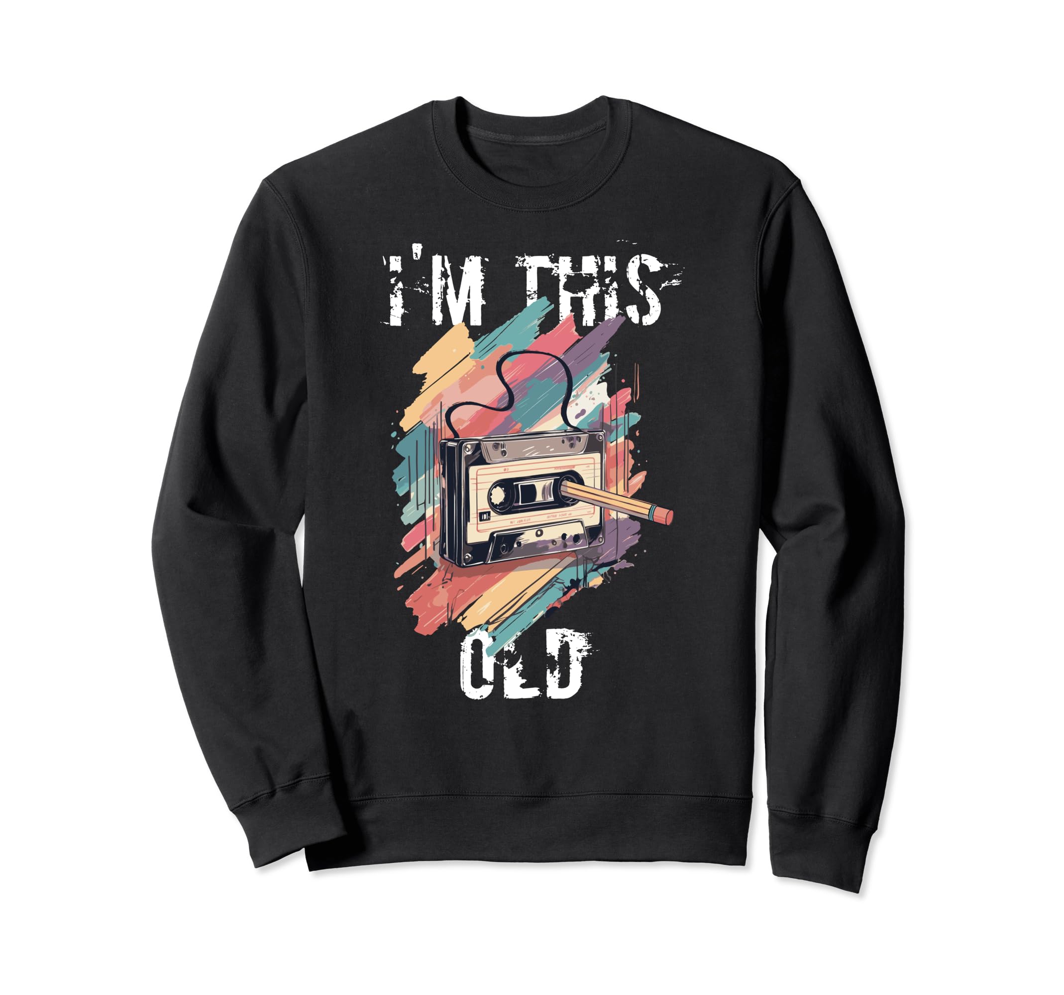 Sarcastic Funny Tees Im This Old 80S Sweatshirt - Minimalist Print Unisex - T-Shirt, Sweatshirt, Hoodie