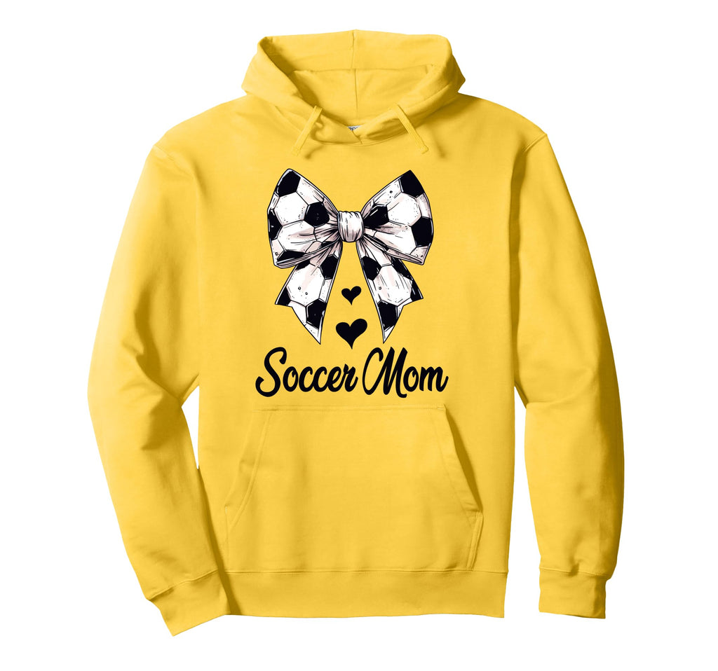 Soccer Mom Coquette Bow Soccer Lovers Hoodie - Custom Art Print Unisex - T-Shirt, Sweatshirt, Hoodie