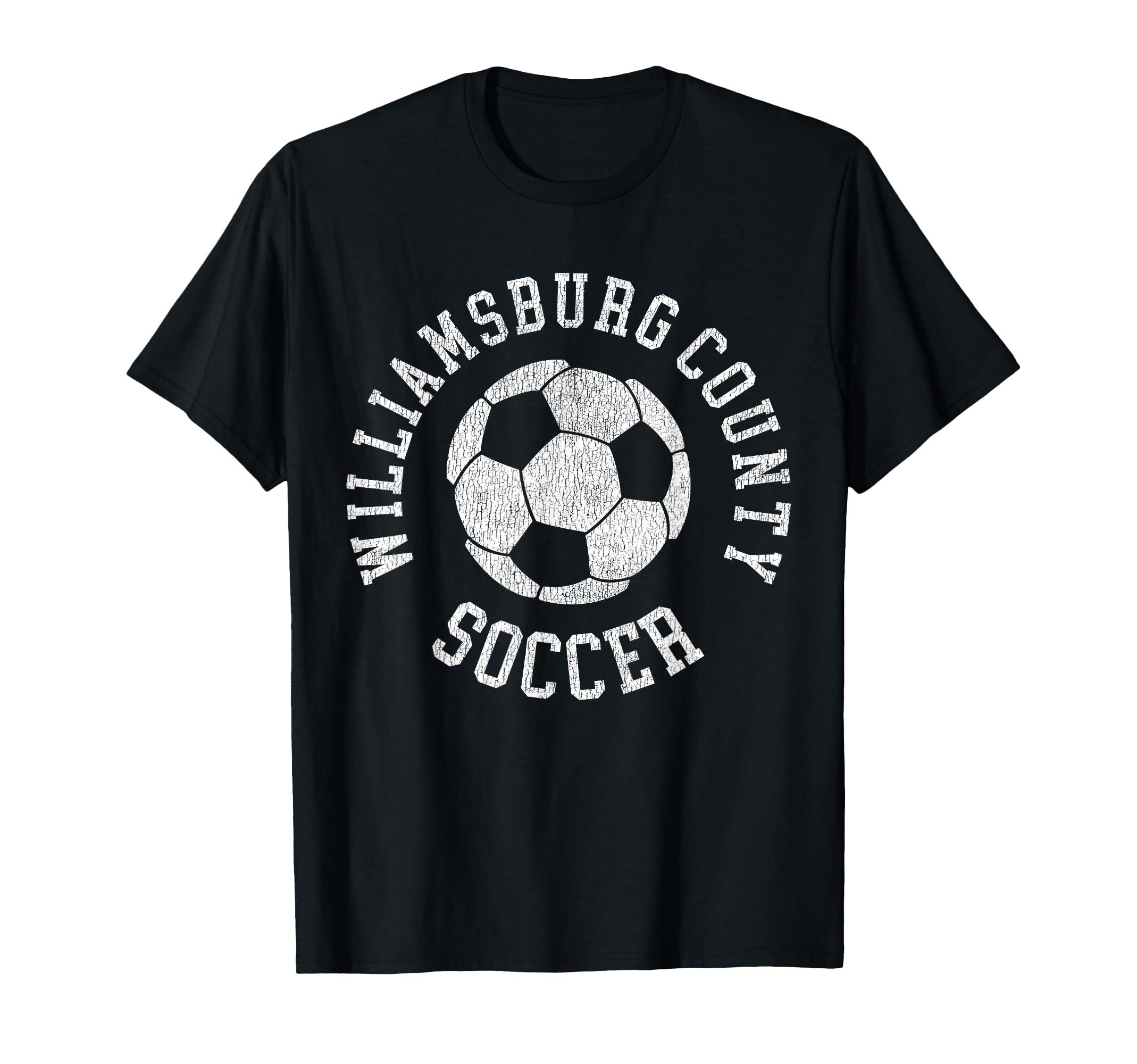 Williamsburg County Soccer Distressed T-Shirt - Trendy Graphic for Adults - T-Shirt, Sweatshirt, Hoodie
