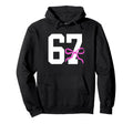 Six Seven 67 Meme Number 67 Coquette Bow Hoodie - Trendy Graphic for Adults - T-Shirt, Sweatshirt, Hoodie