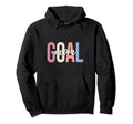 Goal Mom Soccer Mom Player Hoodie - Aesthetic Graphic Men Women - T-Shirt, Sweatshirt, Hoodie