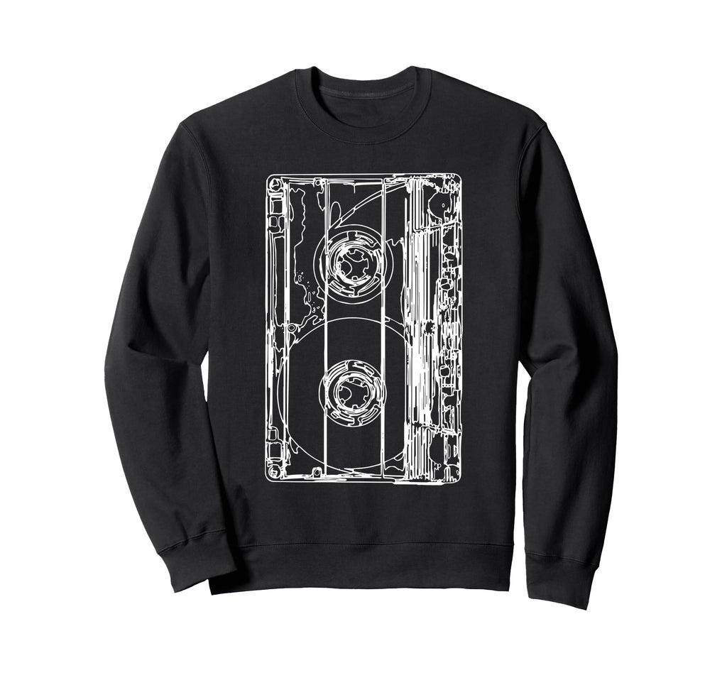 90S Costume Mixtape Sketch Cassette Sweatshirt - Novelty Apparel Men Women - T-Shirt, Sweatshirt, Hoodie