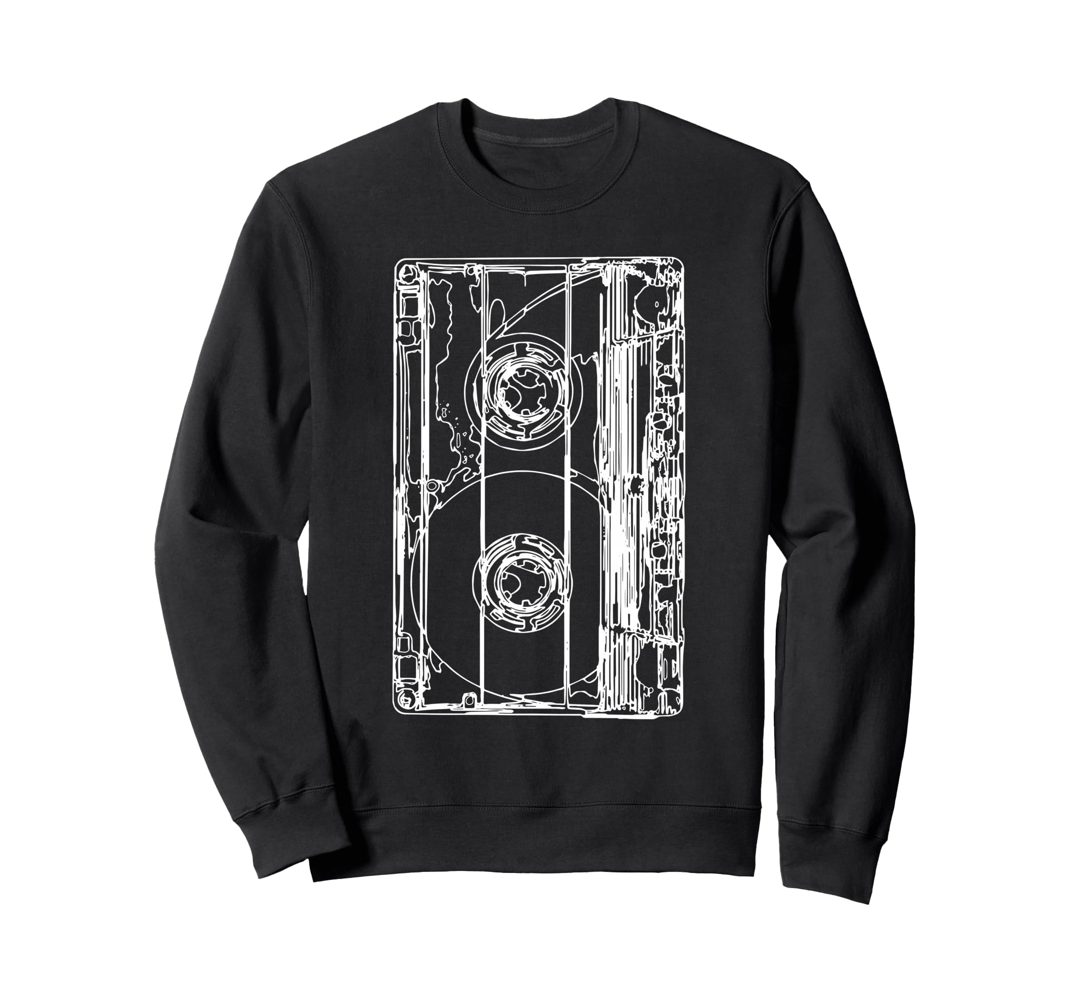 90S Costume Mixtape Sketch Cassette Sweatshirt - Novelty Apparel Men Women - T-Shirt, Sweatshirt, Hoodie