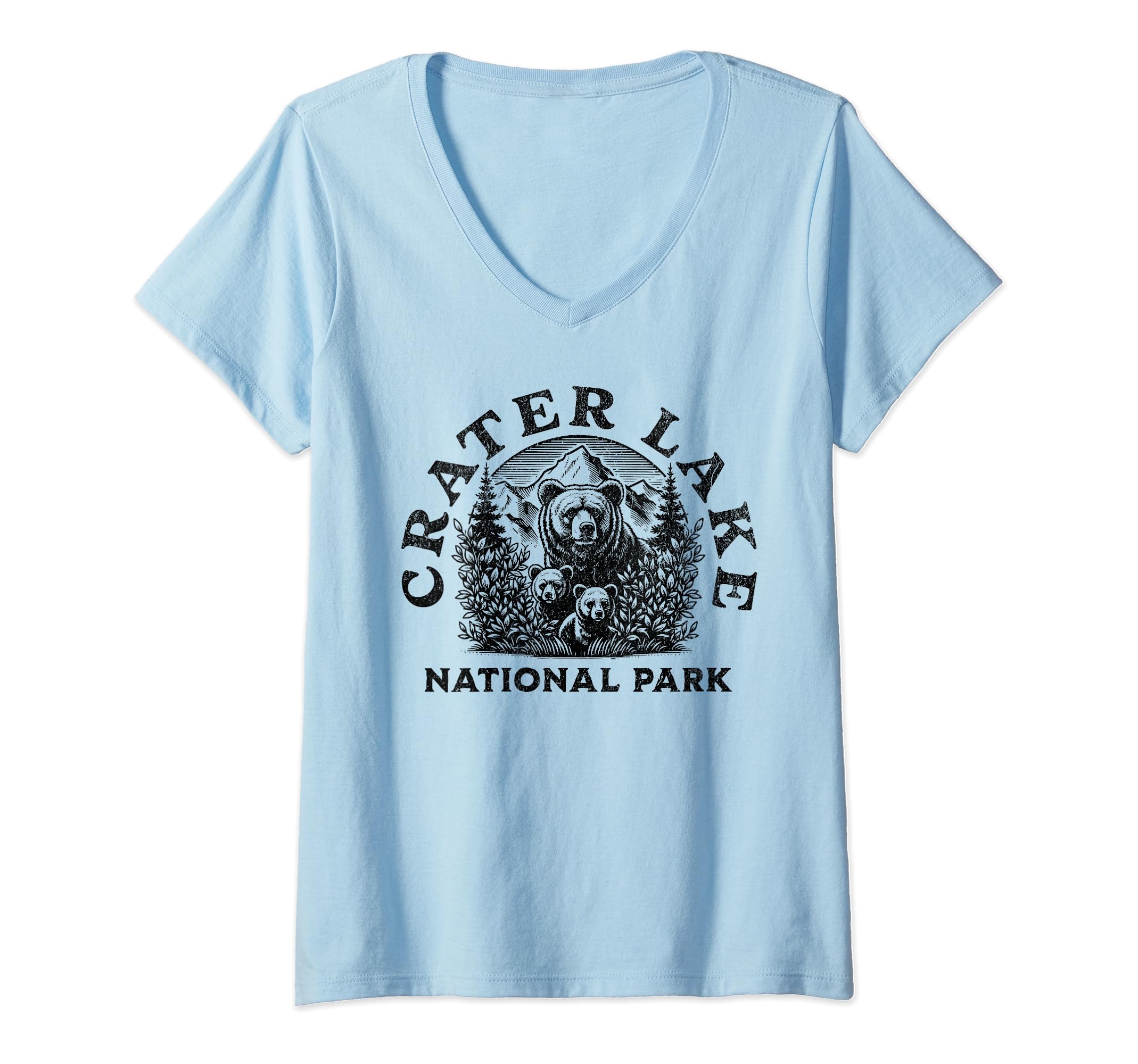 Crater Lake National Park Oregon Usa T-Shirt - Custom Art Print Unisex - T-Shirt, Sweatshirt, Hoodie