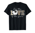 Love Game Soccer Game Day Leopard Gifts T-Shirt - Streetwear Style Unisex - T-Shirt, Sweatshirt, Hoodie