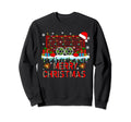 Leopard Red Plaid Santa Soccer Player Sweatshirt - Novelty Apparel Unisex - T-Shirt, Sweatshirt, Hoodie