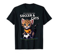 Funny Cat Loves Soccer And Cats Cat T-Shirt - Trendy Graphic Men Women - T-Shirt, Sweatshirt, Hoodie
