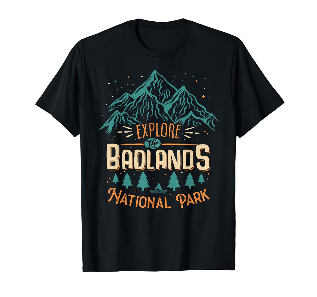 Badlands National Park Us Badlands T-Shirt - Custom Art Print for Adults - T-Shirt, Sweatshirt, Hoodie